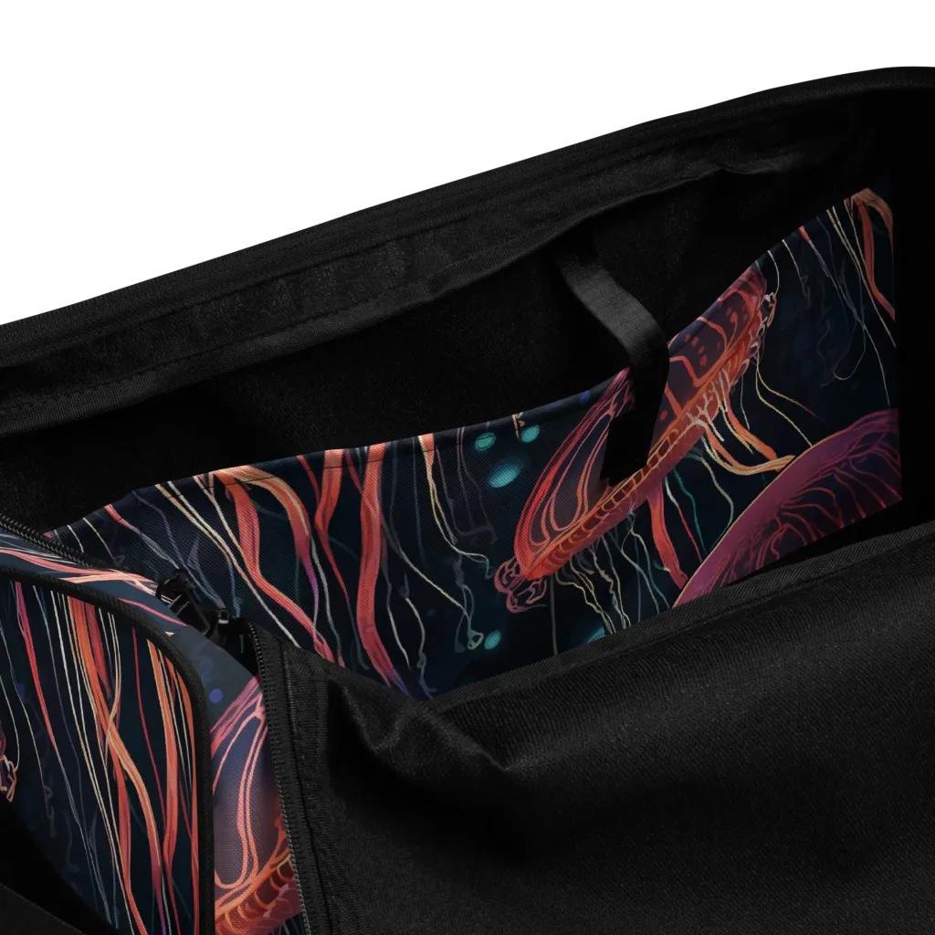 Jellyfish Nocturne on Duffle Bag — Product details