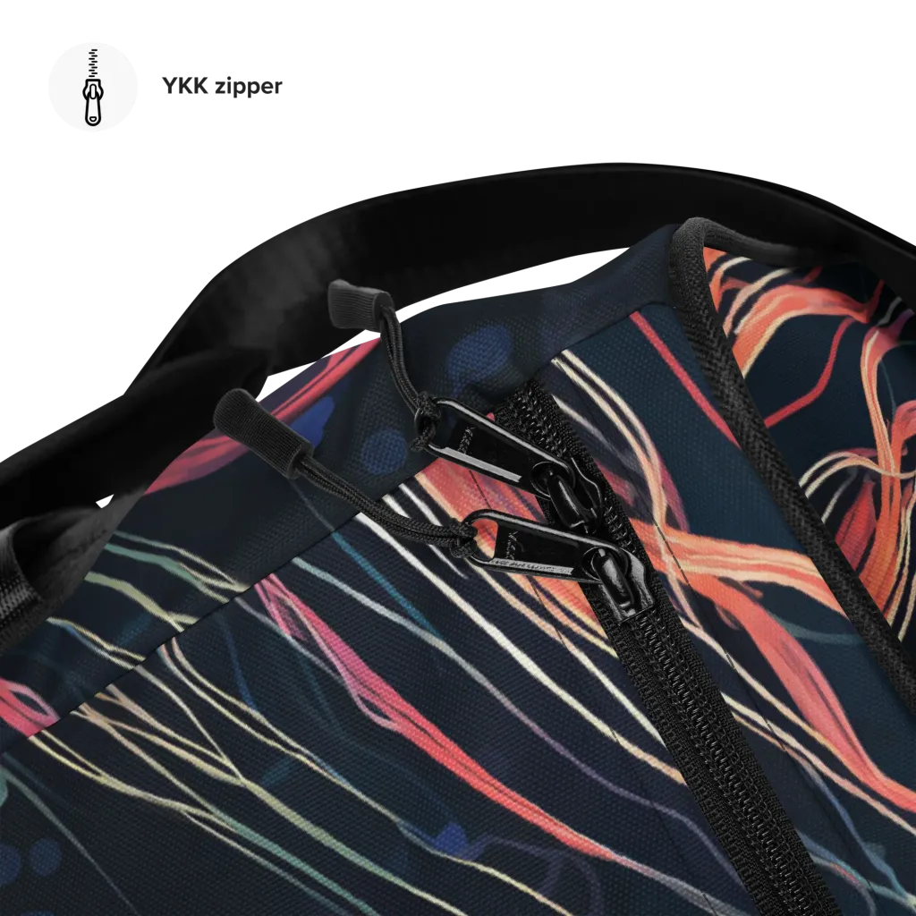 Jellyfish Nocturne on Duffle Bag — Front print