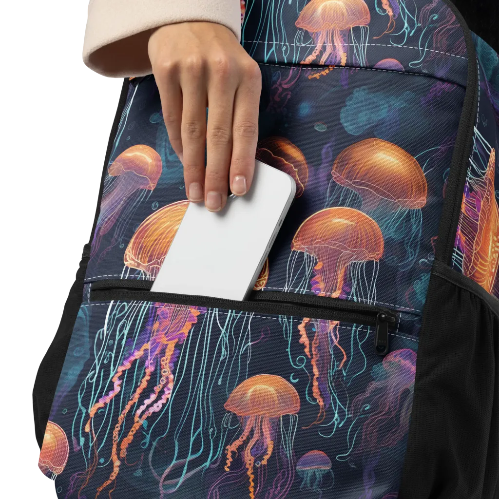 Jellyfish Reverie on Utility Backpack — Product details