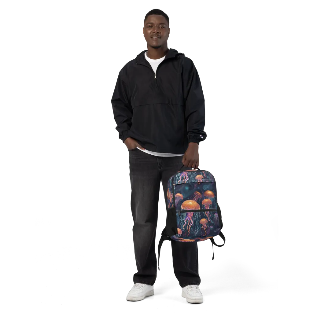 Jellyfish Reverie on Utility Backpack — Front