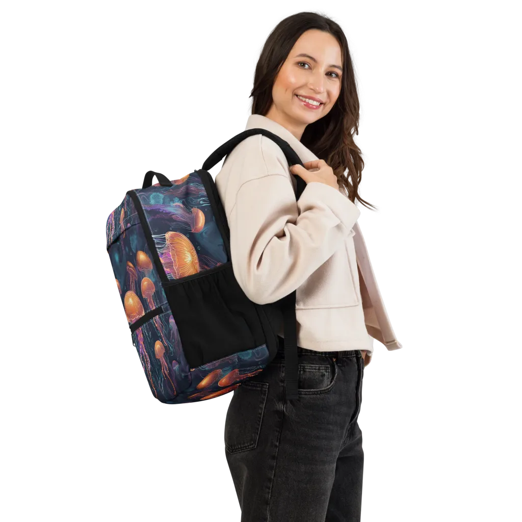 Jellyfish Reverie on Utility Backpack — Right