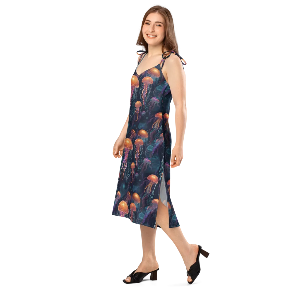 Jellyfish Reverie on Slip Dress — Left Front