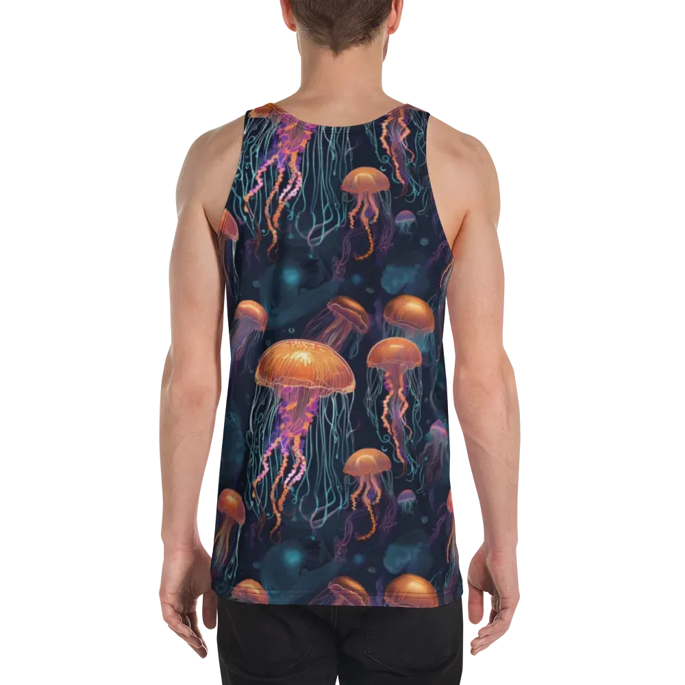Jellyfish Reverie on Men's Tank Top — Back