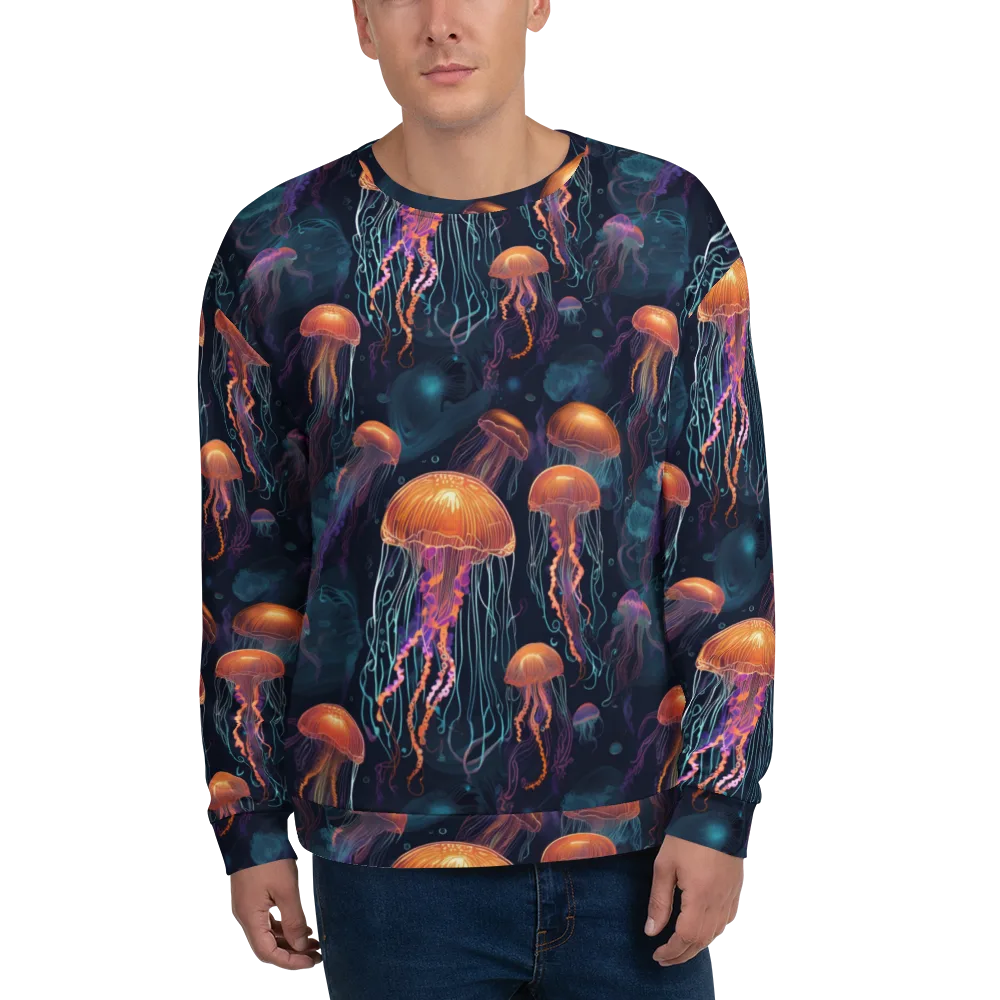 Jellyfish Reverie on Sweatshirt — Front