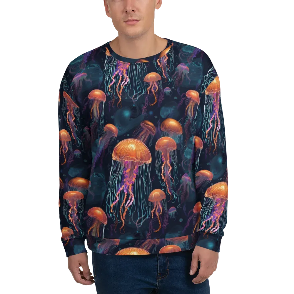 Jellyfish Reverie on Sweatshirt — Front