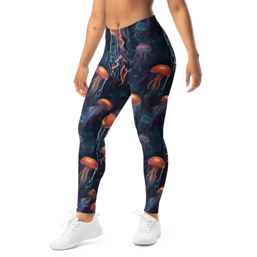 Jellyfish Reverie on a Leggings