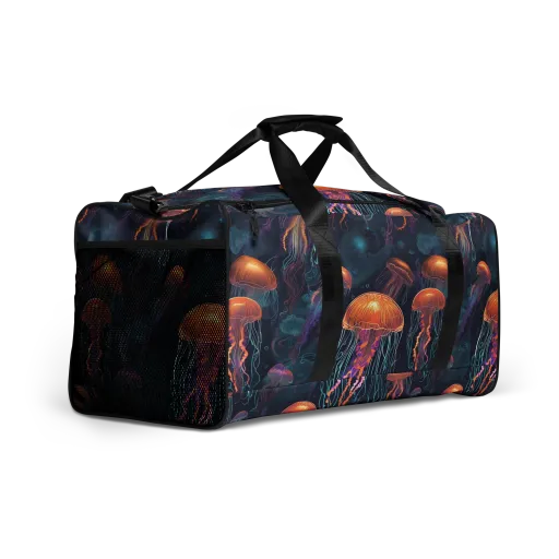 Jellyfish Reverie on a Duffle Bag