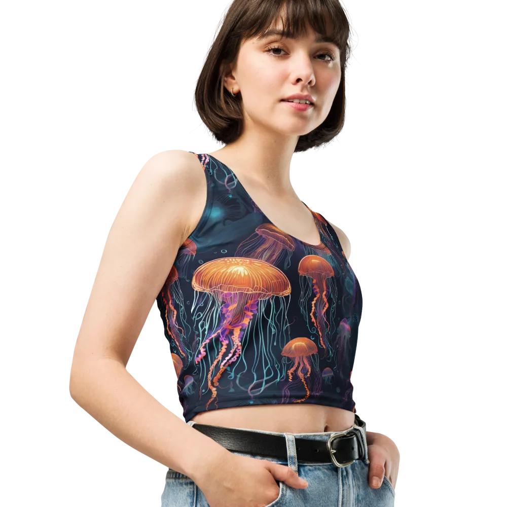 Jellyfish Reverie on Crop Top — Print file