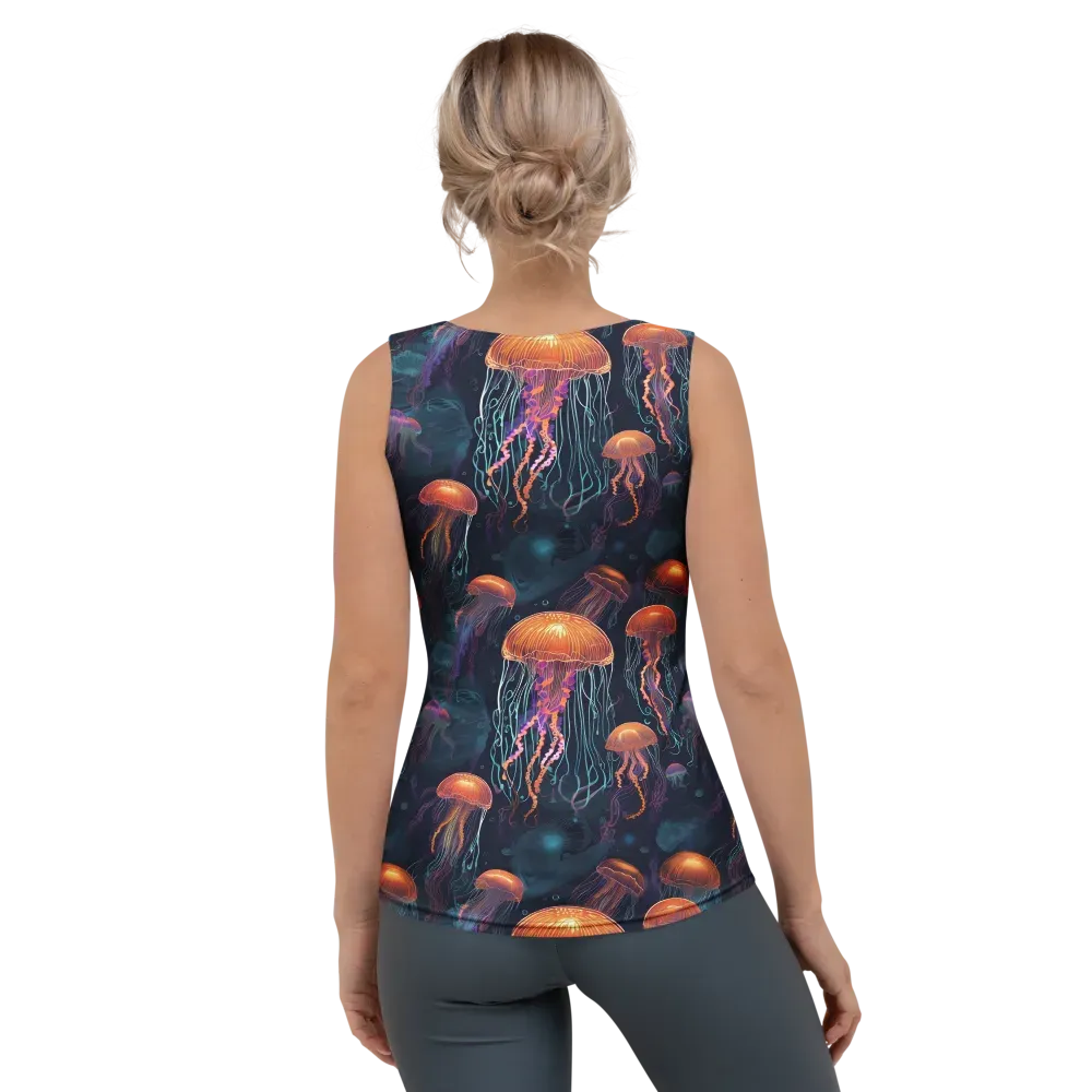 Jellyfish Reverie on Women's Tank Top — Back