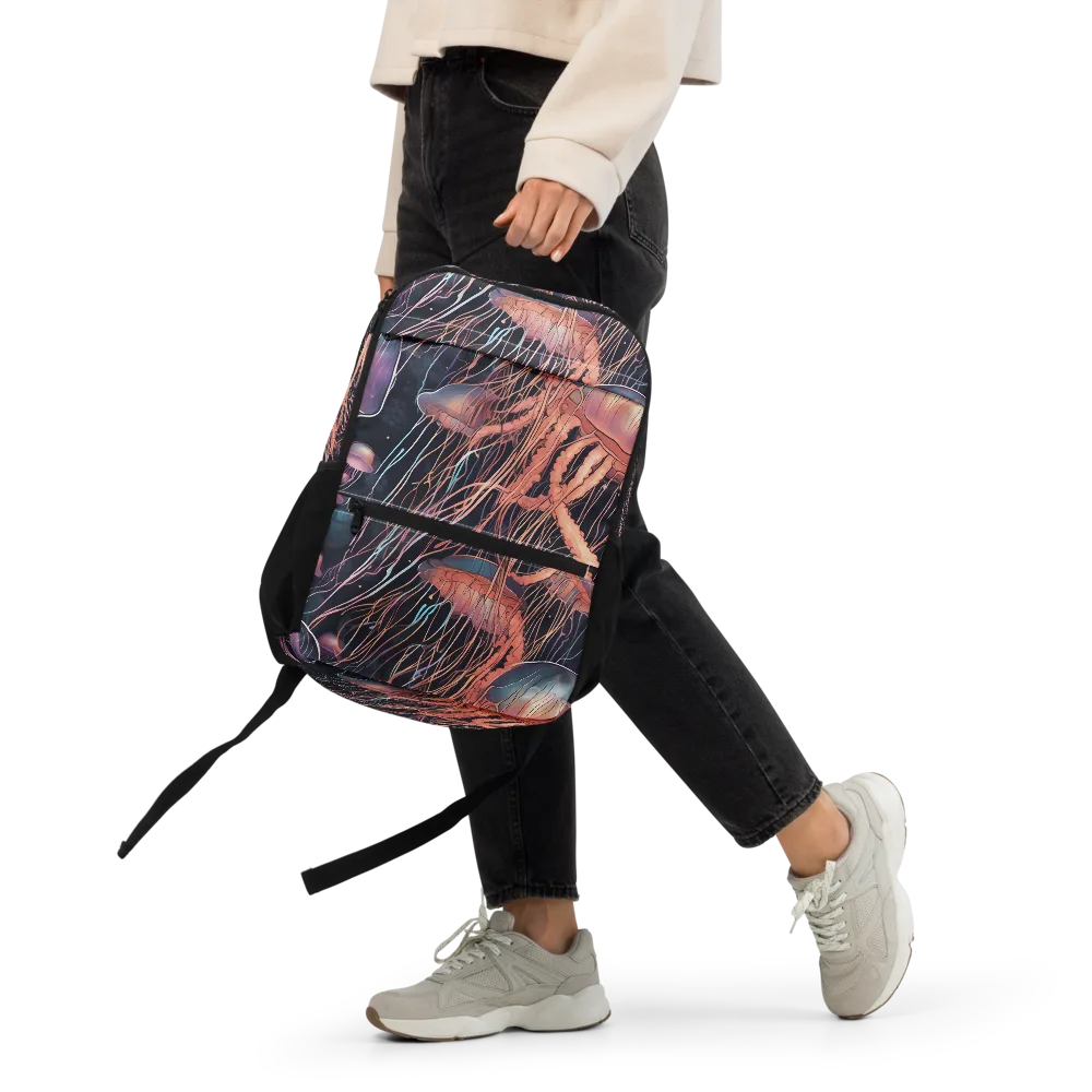 Neon Medusa on Utility Backpack — Front 2