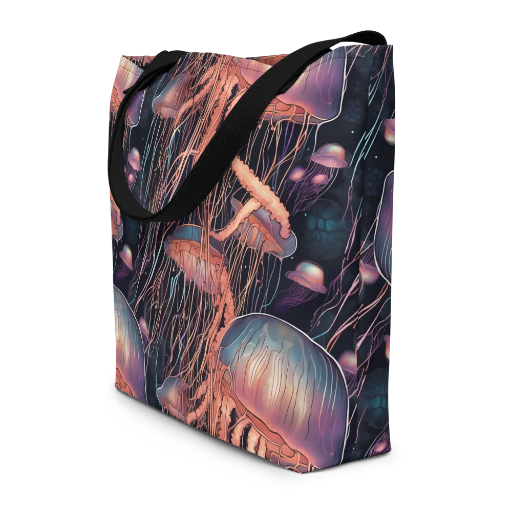 Neon Medusa on Large Tote Bag W/ Pocket — Print file