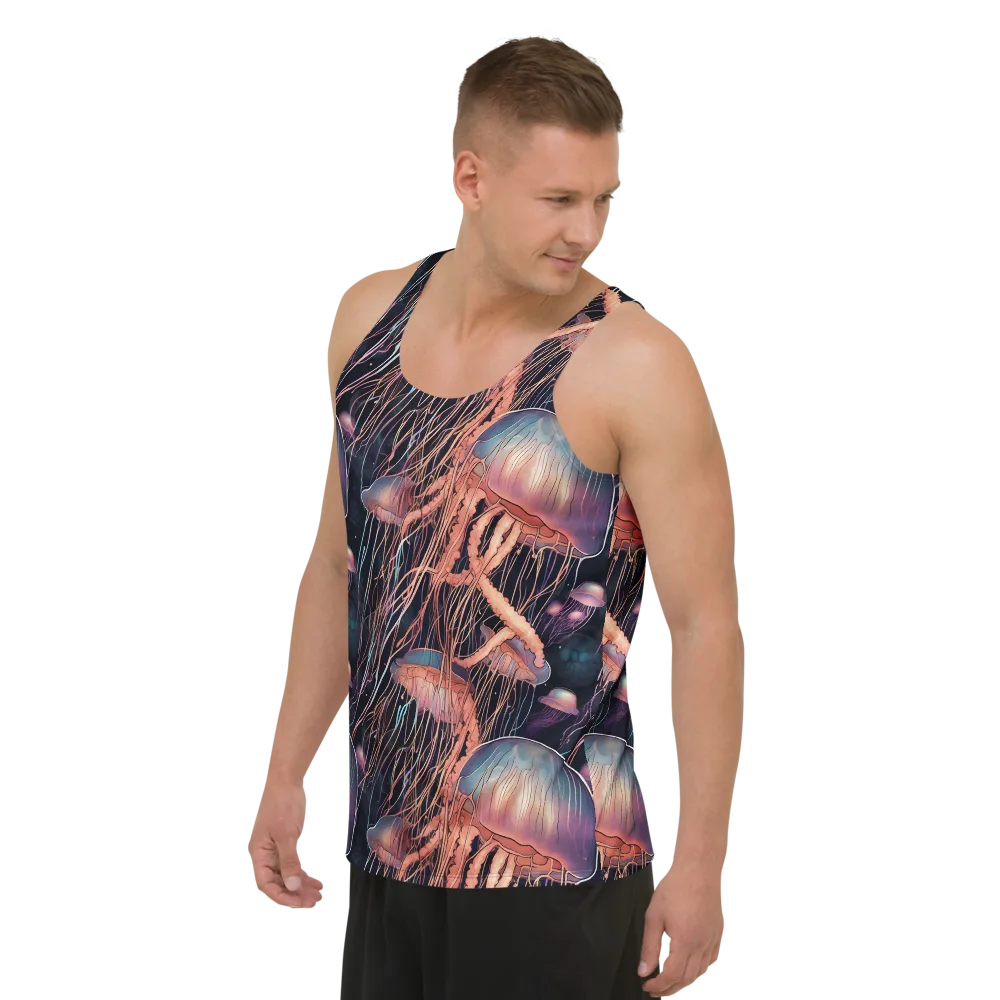 Neon Medusa on Men's Tank Top — Front print