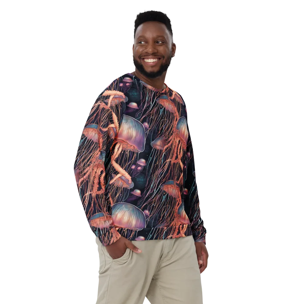 Neon Medusa on Sweatshirt — Back print