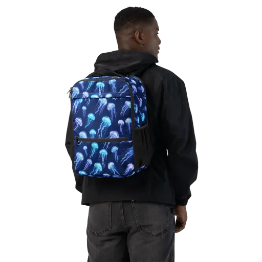 Electric Jellyfish on a Utility Backpack