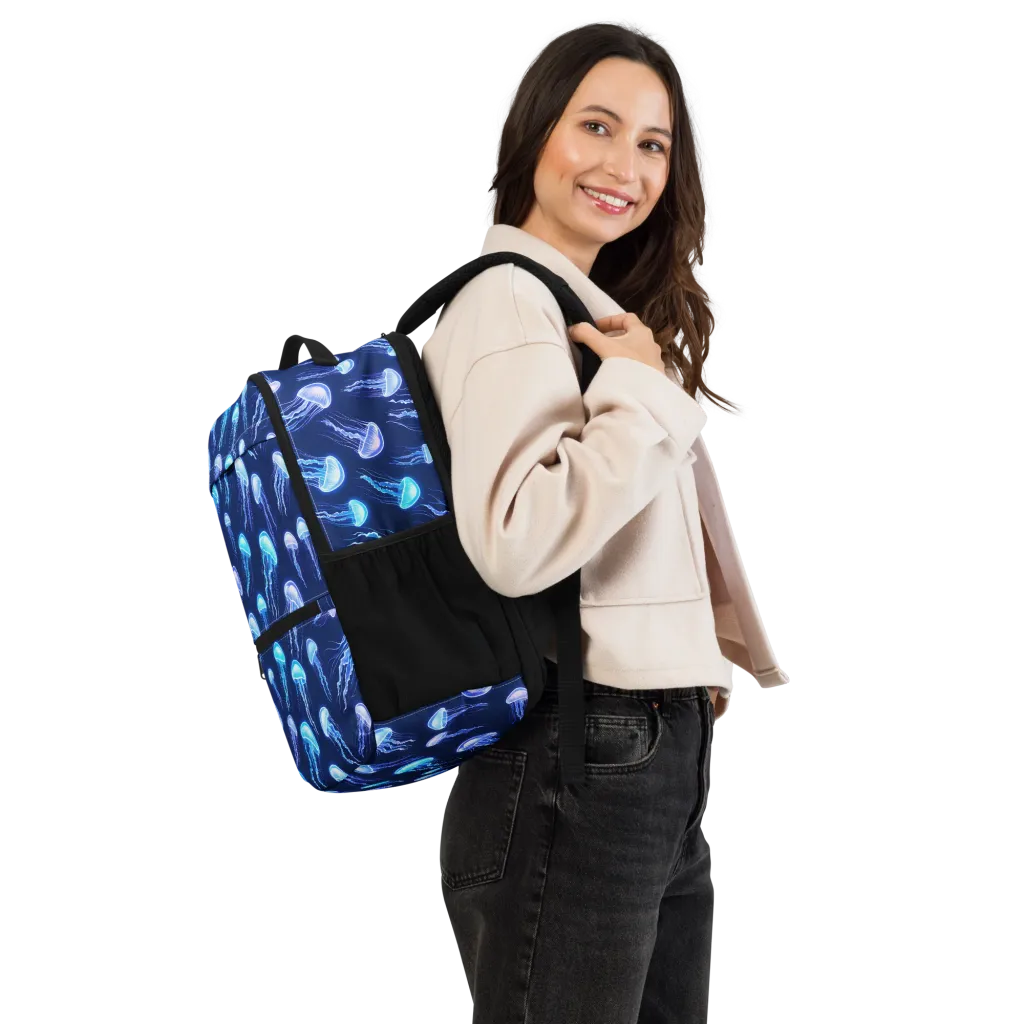 Electric Jellyfish on Utility Backpack — Right