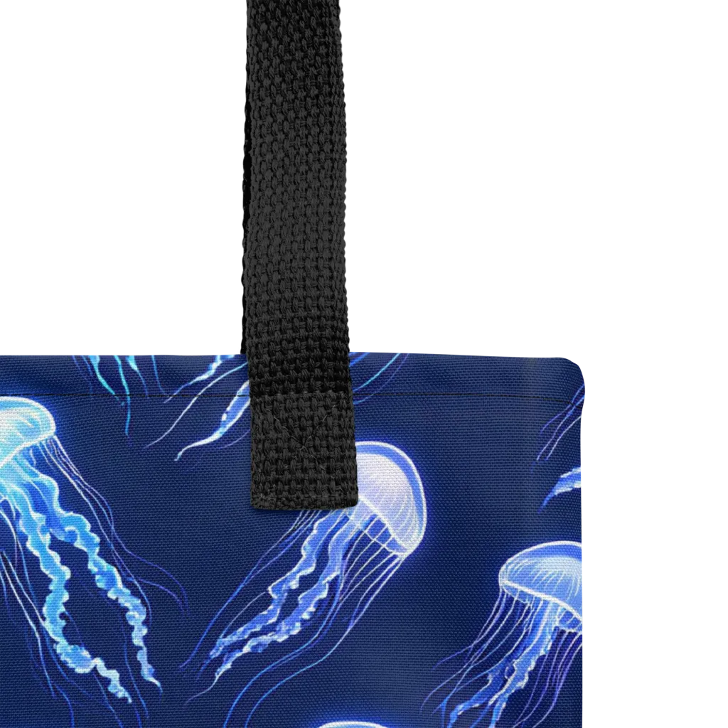 Electric Jellyfish on Tote Bag — Product details