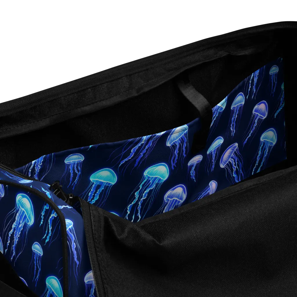 Electric Jellyfish on Duffle Bag — Product details