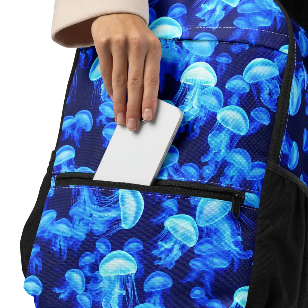 Azure Bloom on Utility Backpack — Product details