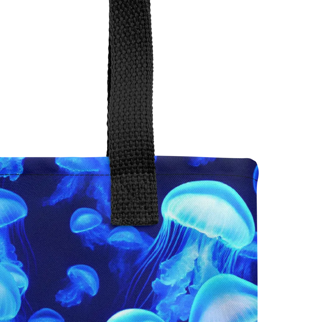 Azure Bloom on Tote Bag — Product details