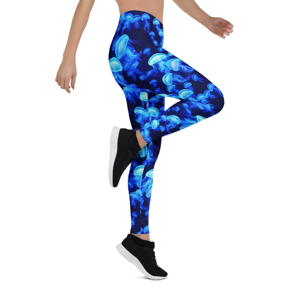 Azure Bloom on Leggings — Print file