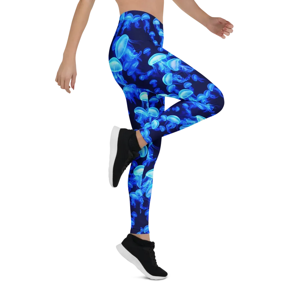 Azure Bloom on Leggings — Print file