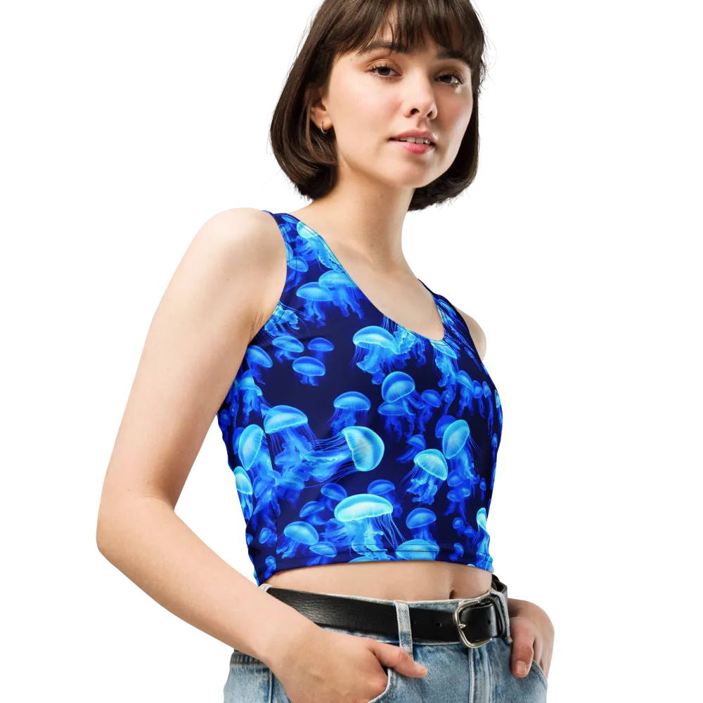 Azure Bloom on Crop Top — Print file