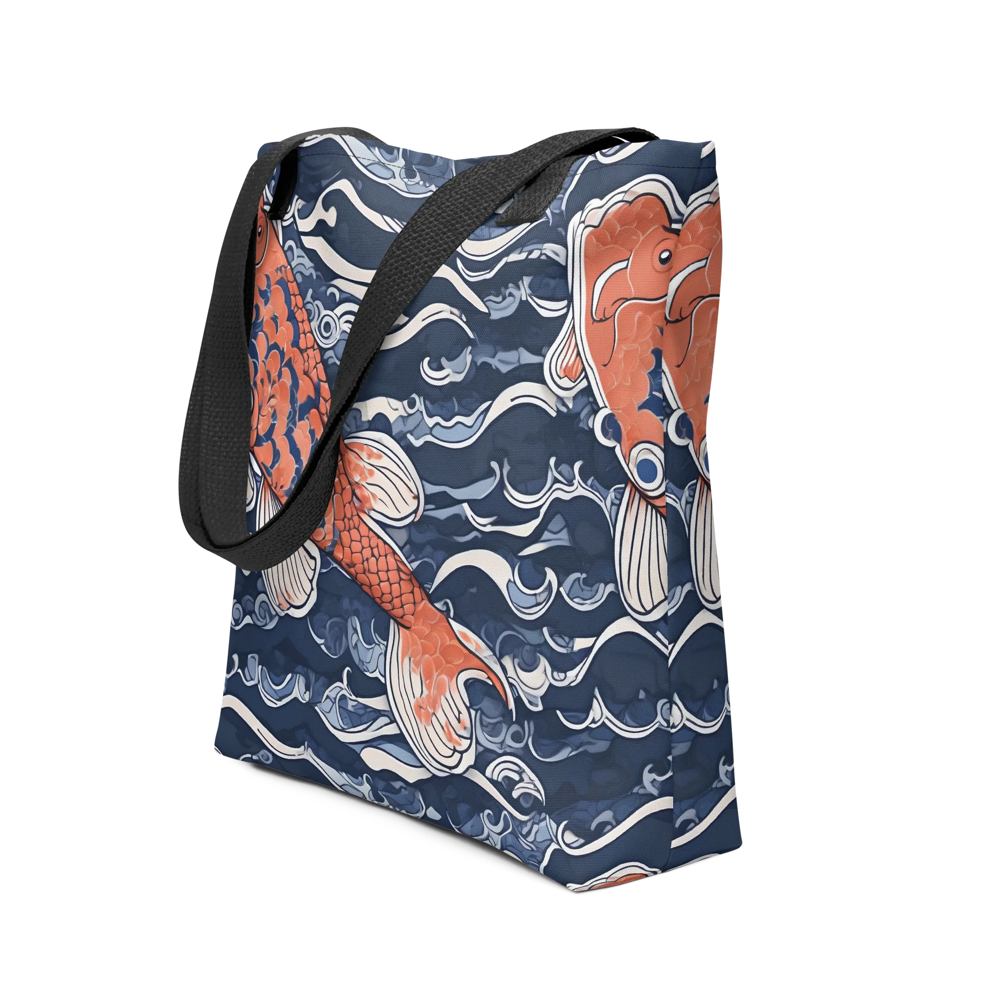 Vermilion Tide on Tote Bag — Print file
