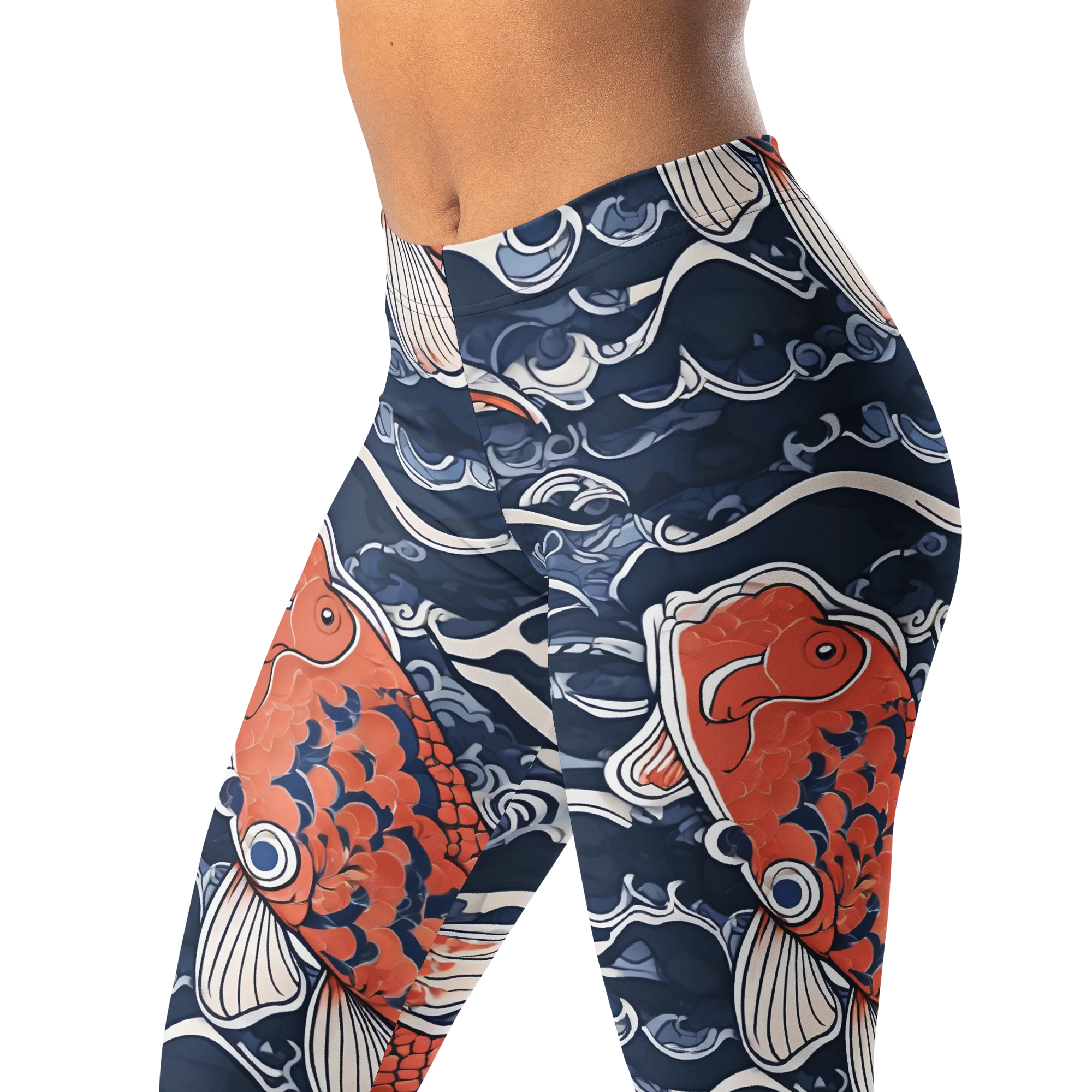 Vermilion Tide on Leggings — Print file
