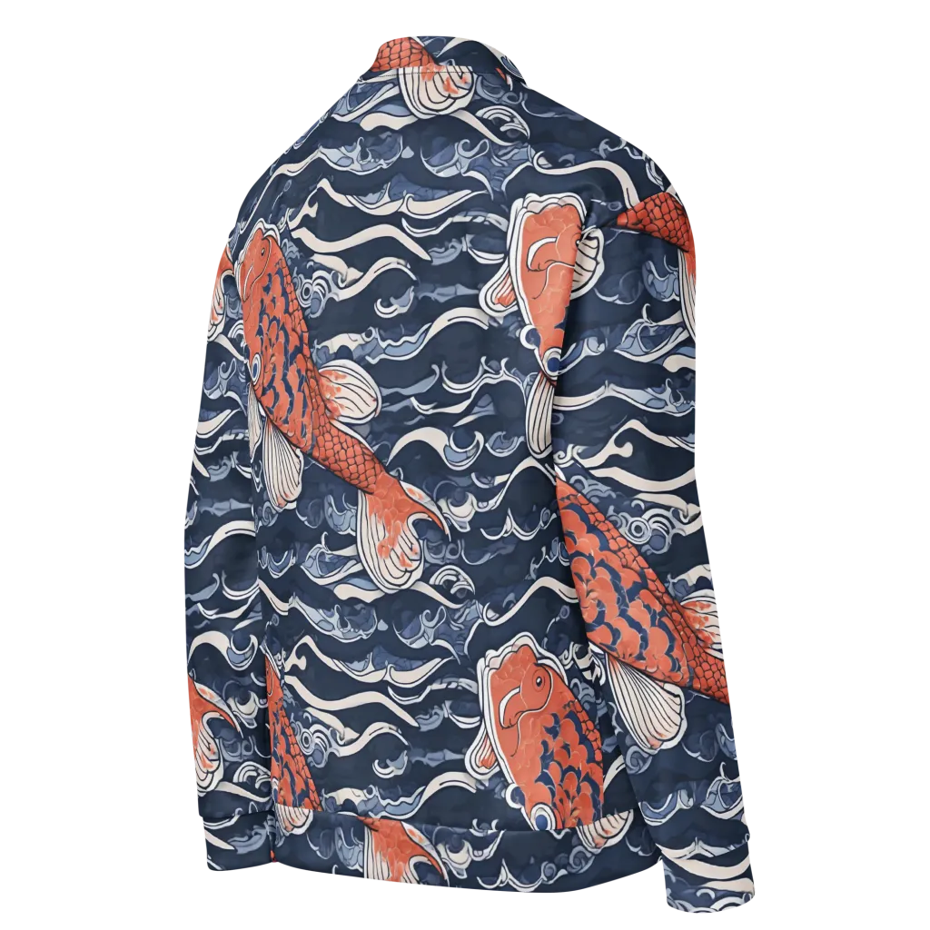 Vermilion Tide on Bomber Jacket — Details