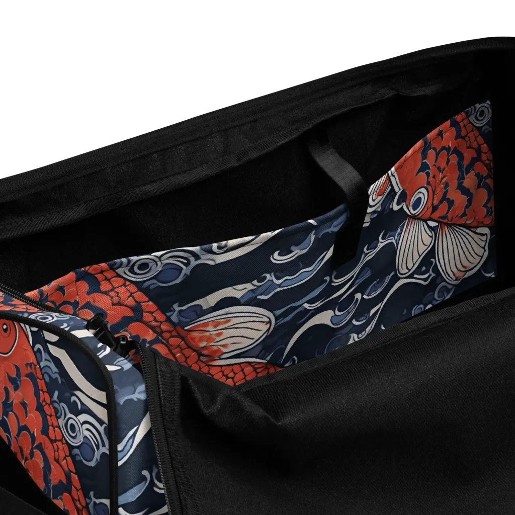 Vermilion Tide on Duffle Bag — Product details