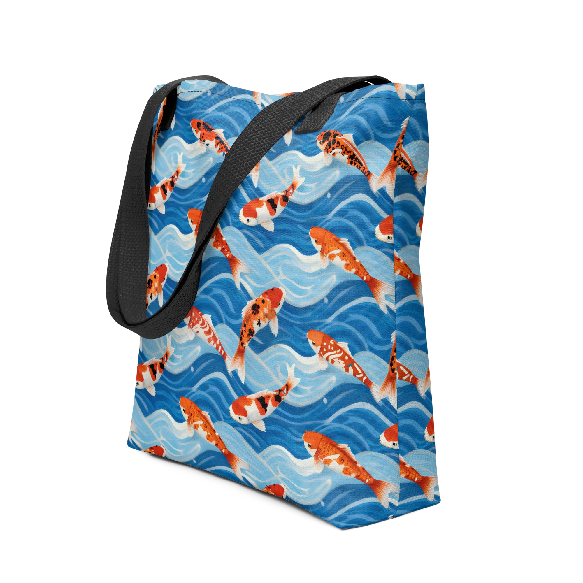 Crimson Drift on Tote Bag — Print file