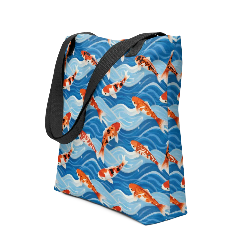 Crimson Drift on Tote Bag — Print file