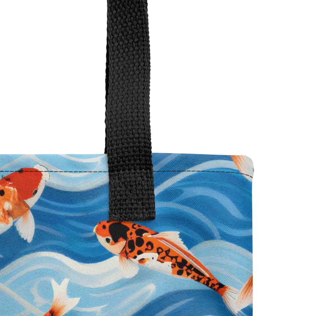 Crimson Drift on Tote Bag — Product details