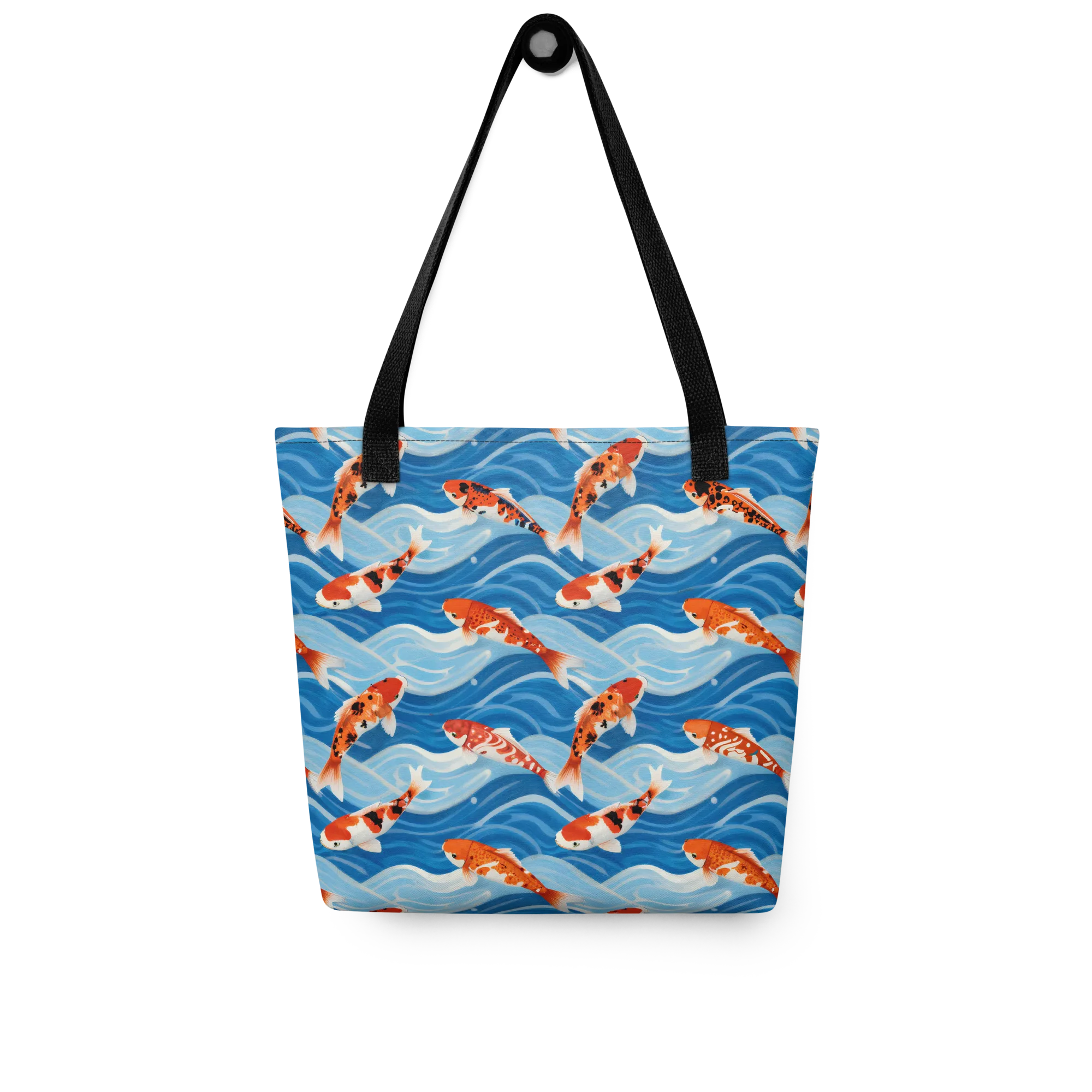 Crimson Drift on Tote Bag — Front