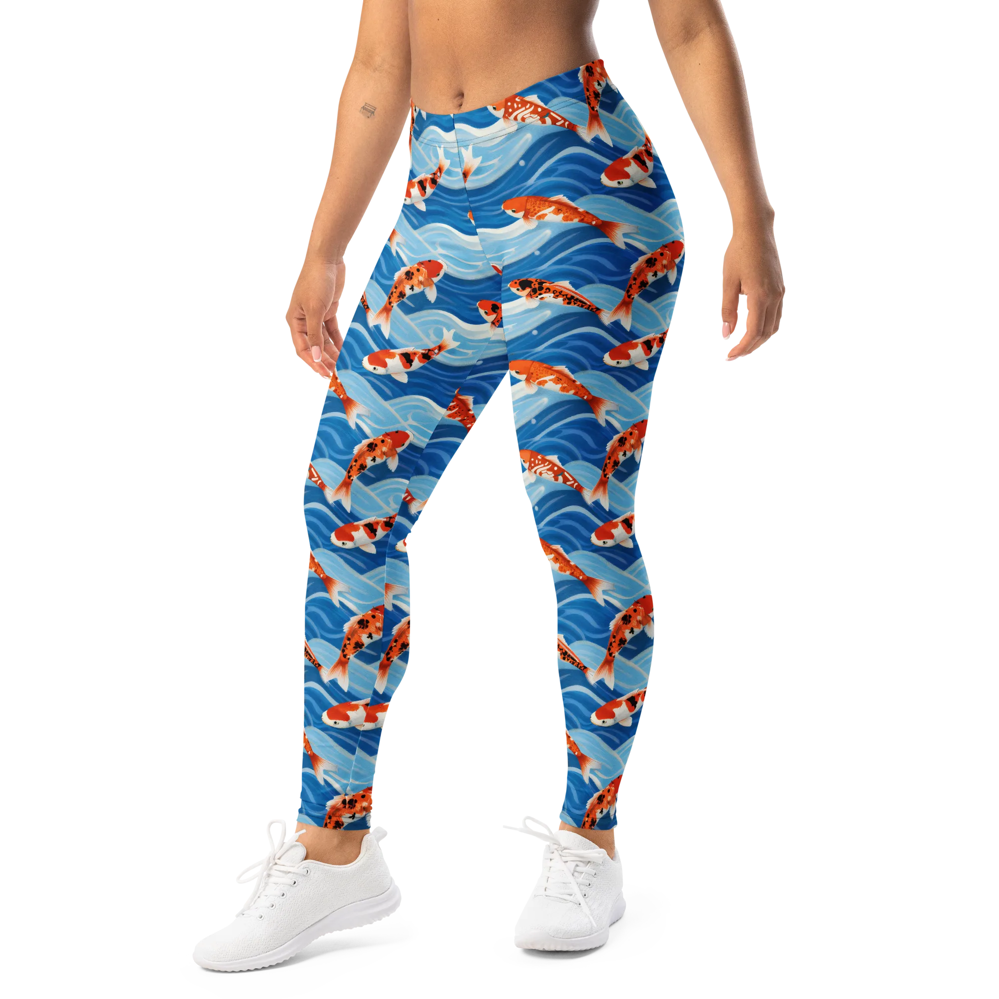 Crimson Drift on Leggings — Print file