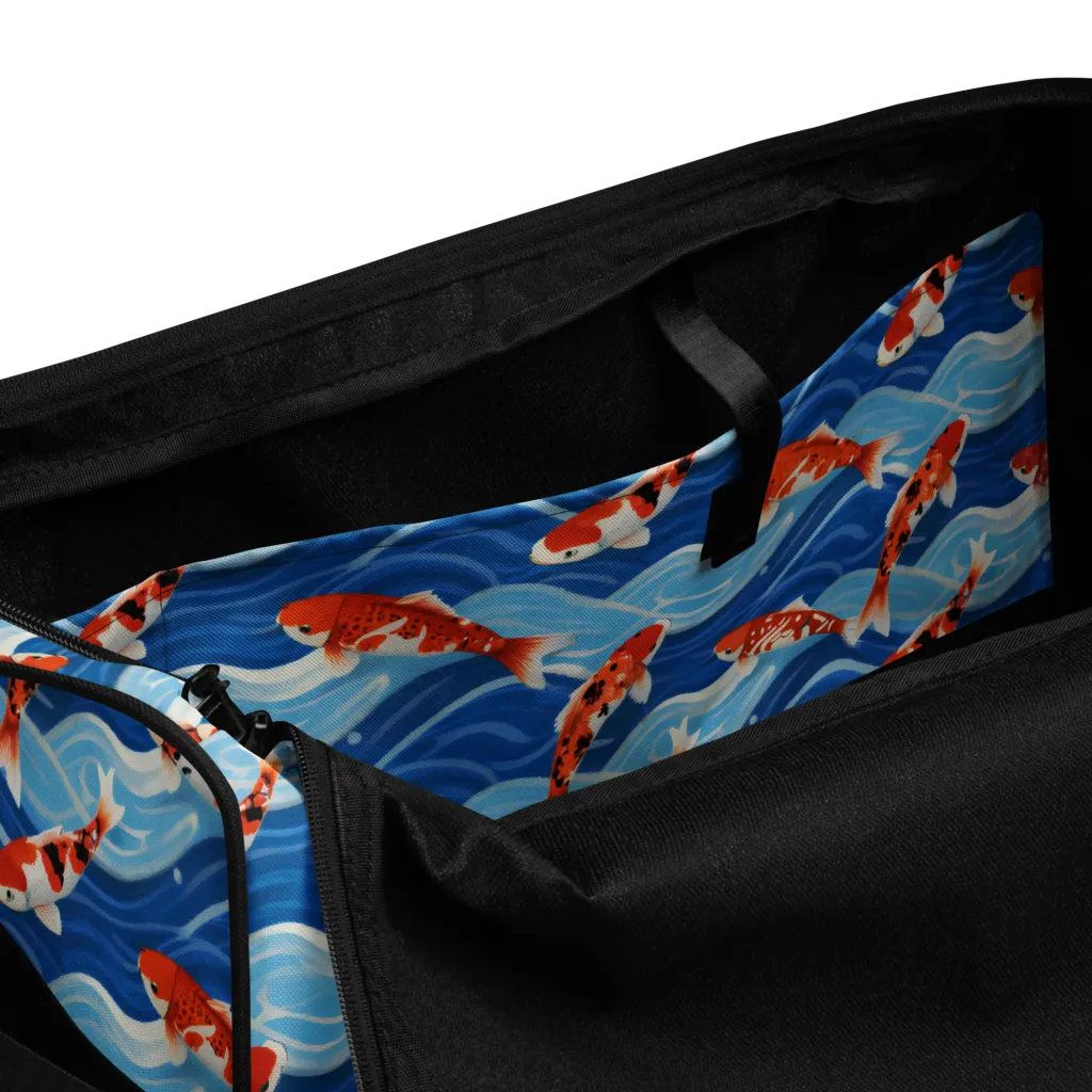 Crimson Drift on Duffle Bag — Product details