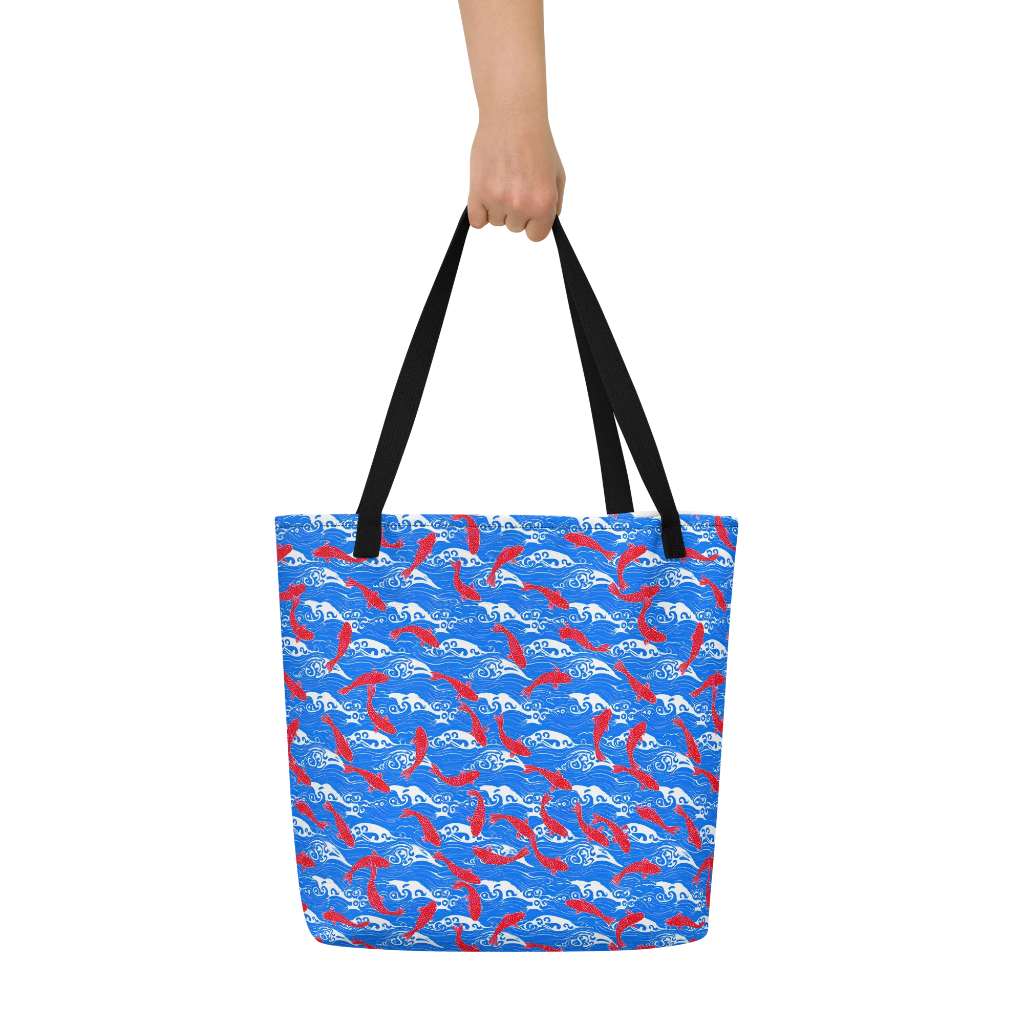 Crimson Tide on Large Tote Bag W/ Pocket — Print file