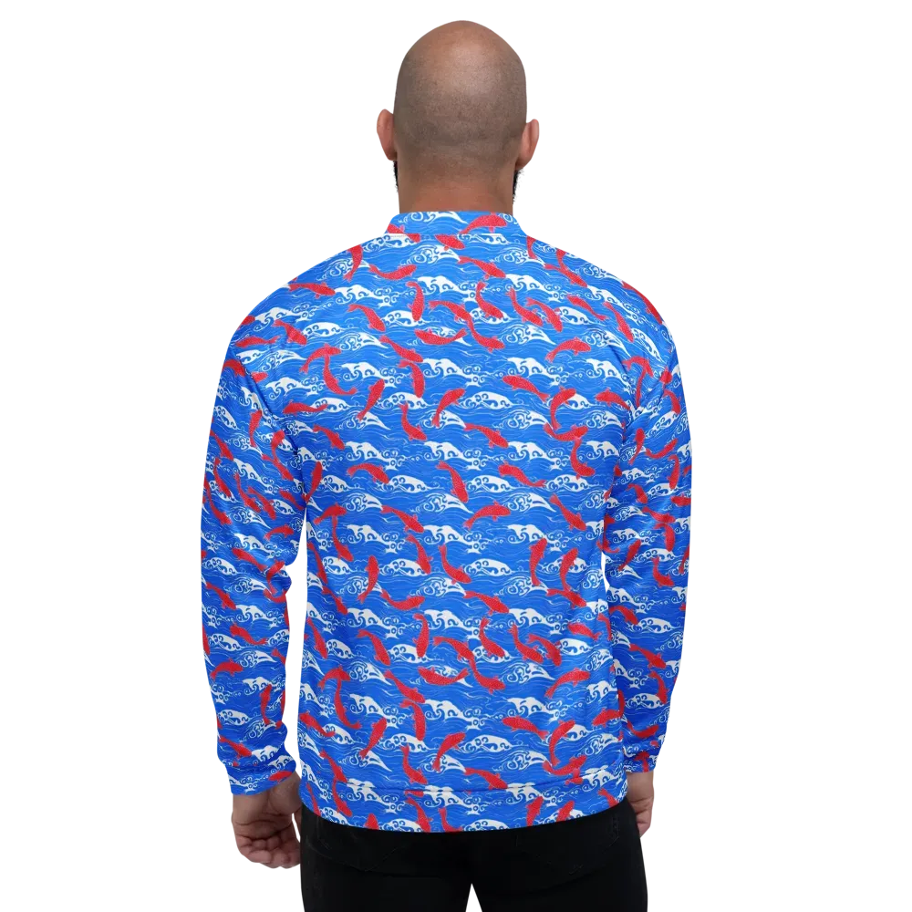 Crimson Tide on Bomber Jacket — Back
