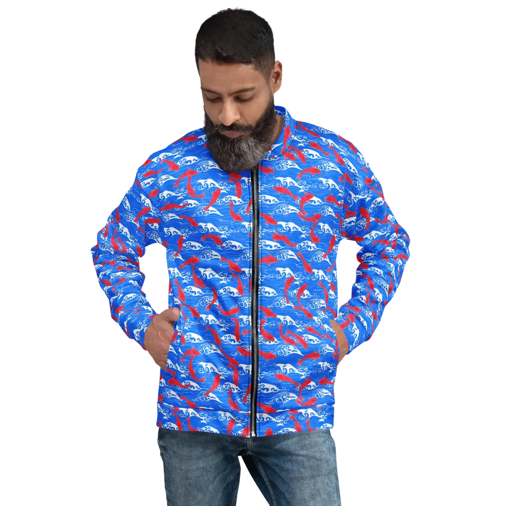 Crimson Tide on Bomber Jacket — Back print