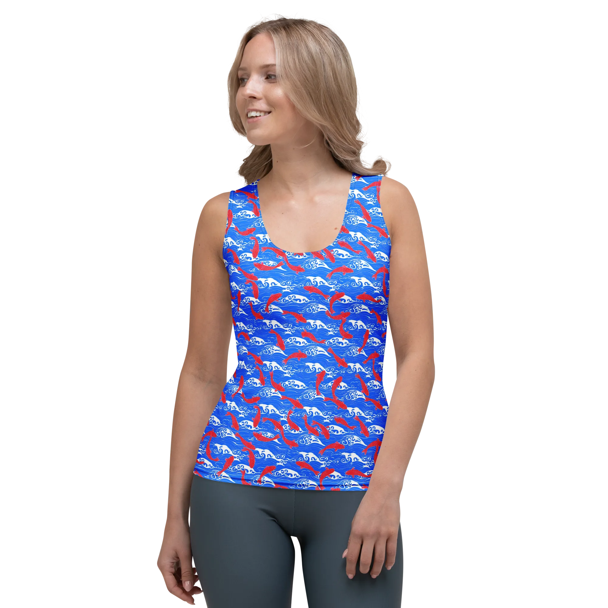 Crimson Tide on Women's Tank Top — Front