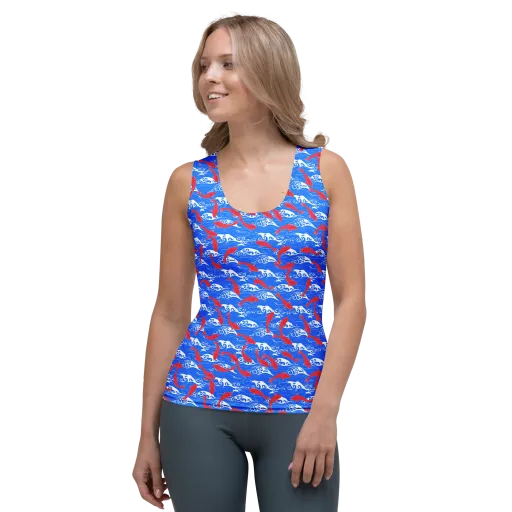 Crimson Tide on a Women's Tank Top