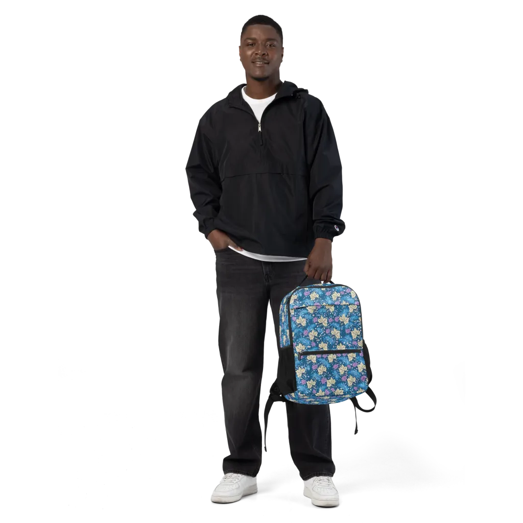 Midnight Meadow on Utility Backpack — Front