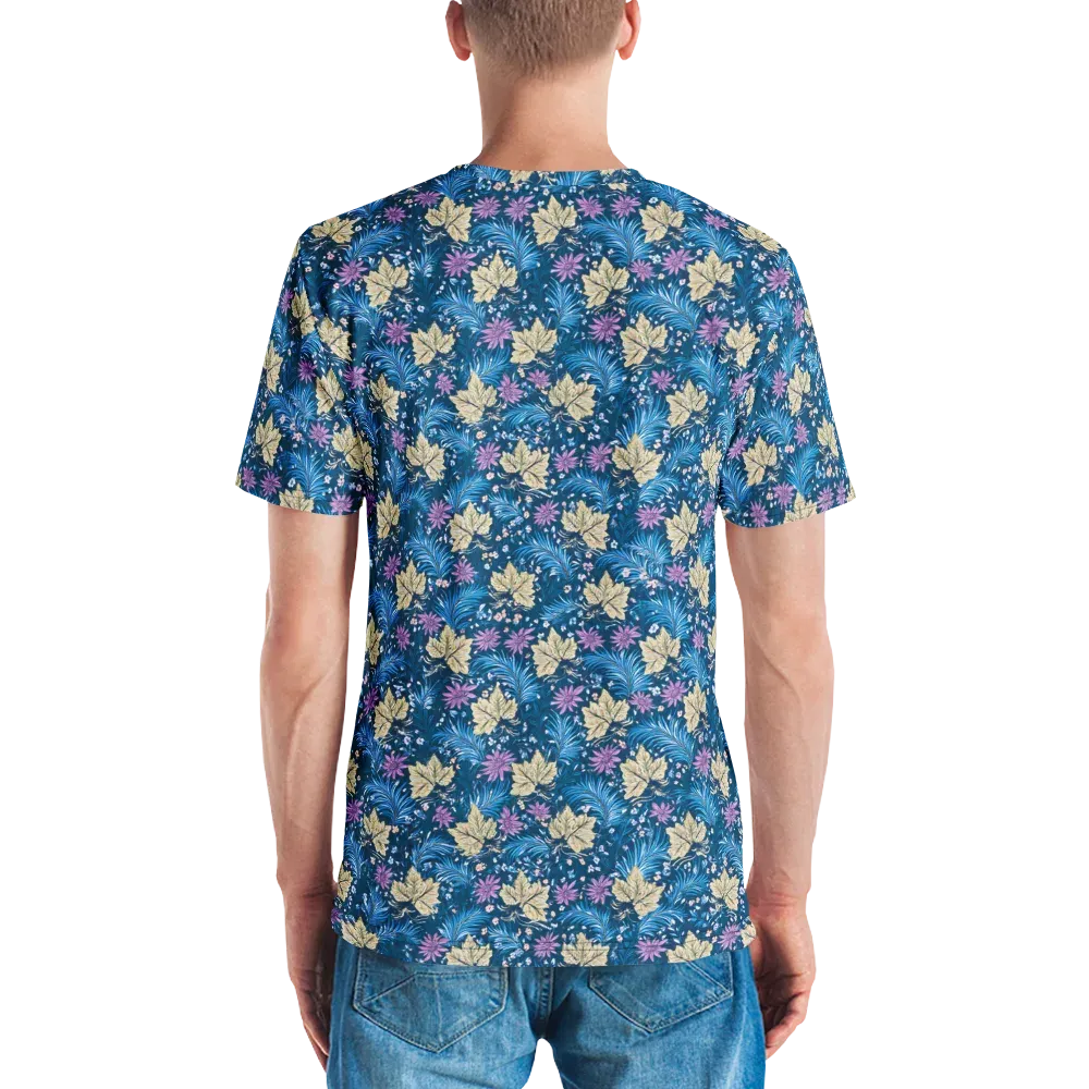 Midnight Meadow on Men's Crew Neck T-Shirt — Back