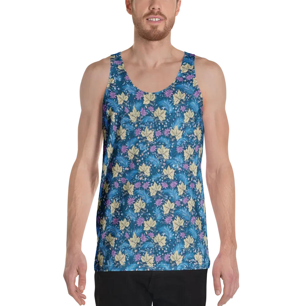 Midnight Meadow on Men's Tank Top — Front