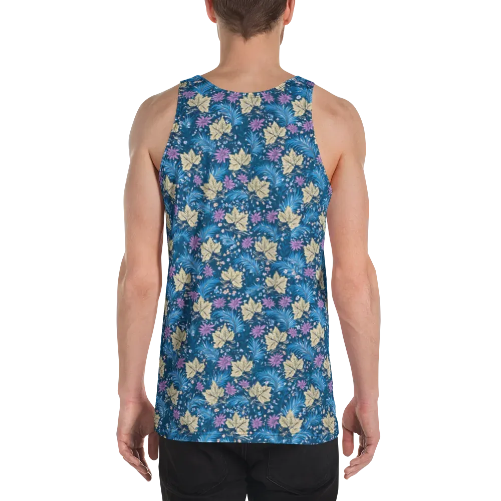 Midnight Meadow on Men's Tank Top — Back