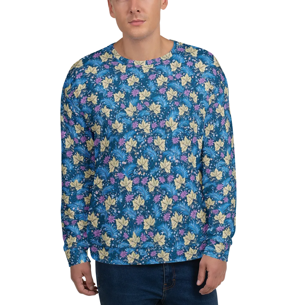 Midnight Meadow on Sweatshirt — Front