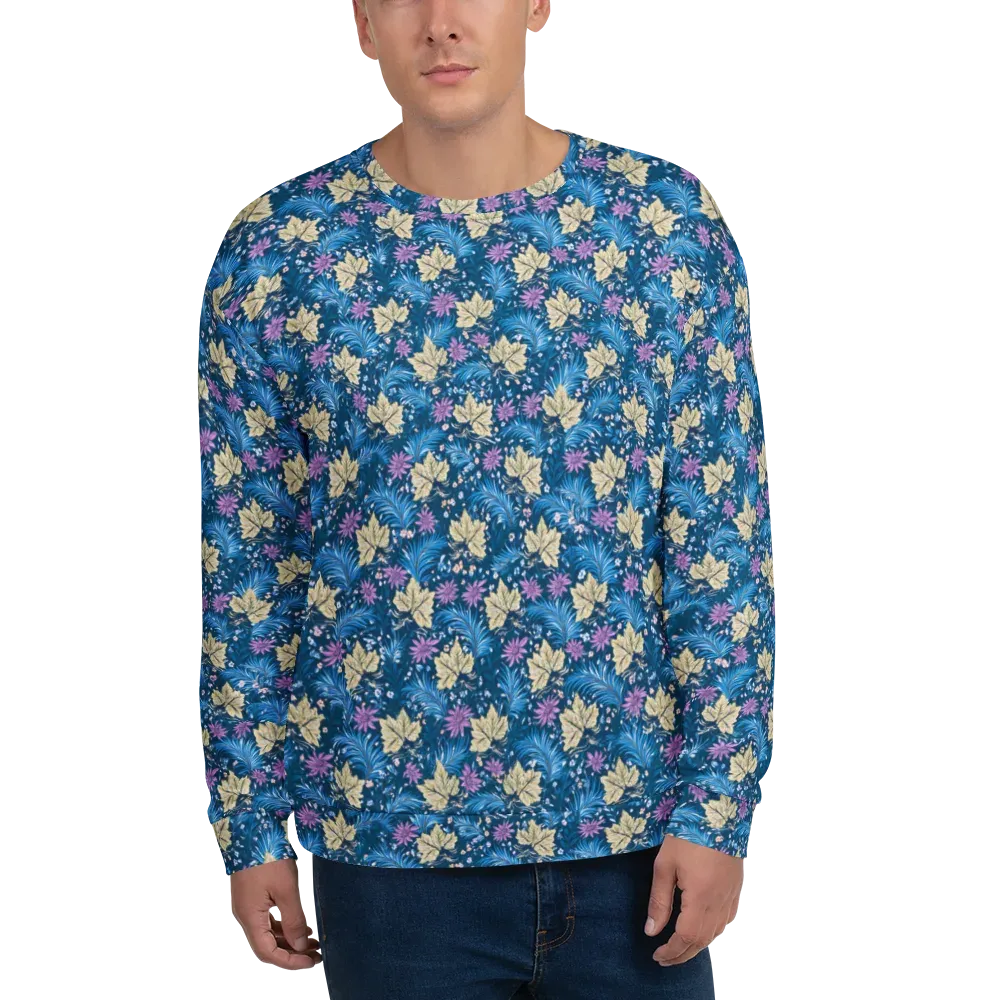 Midnight Meadow on Sweatshirt — Front