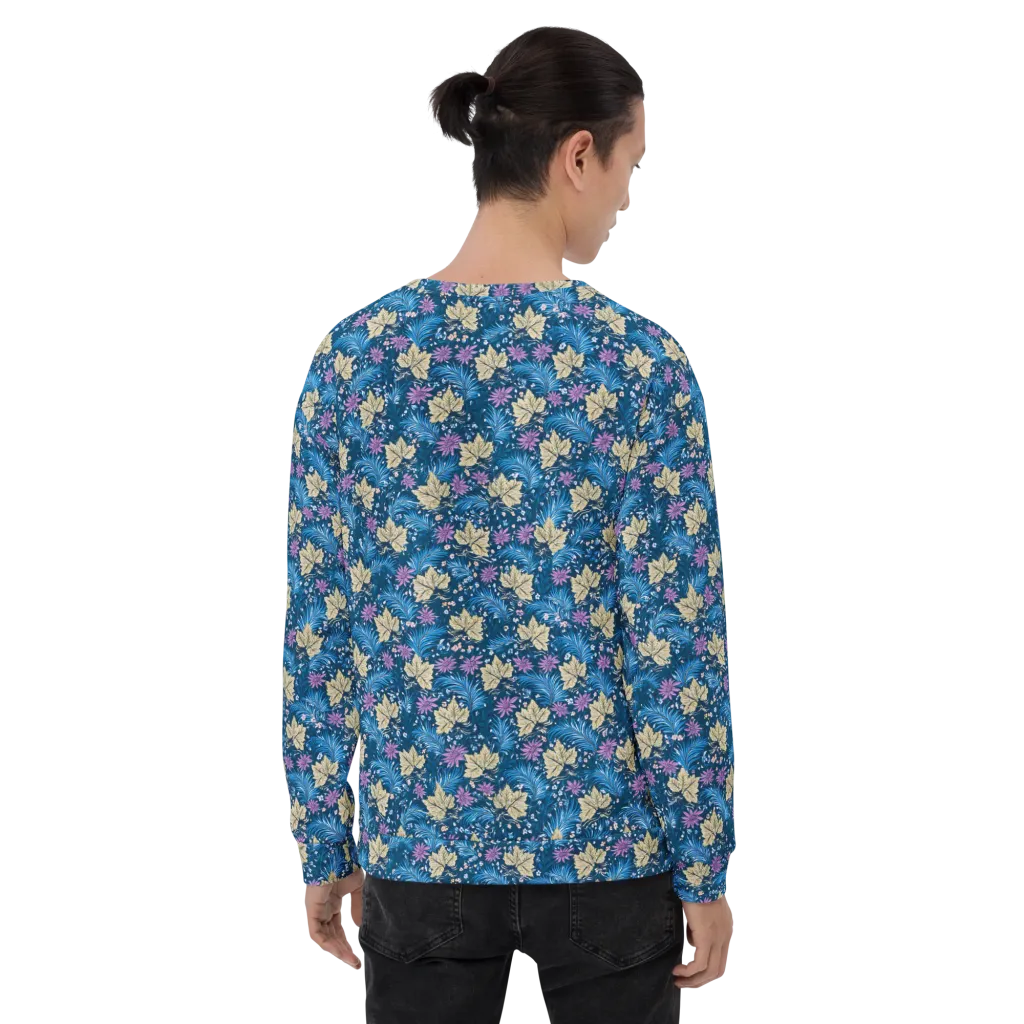 Midnight Meadow on Sweatshirt — Back print