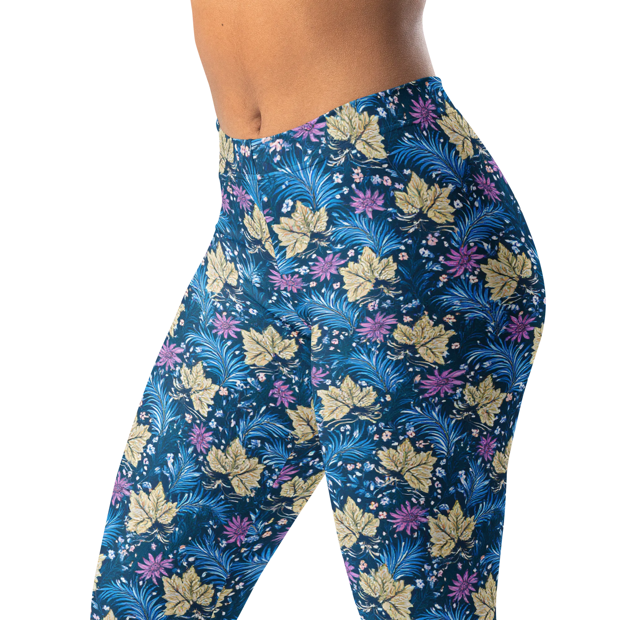 Midnight Meadow on Leggings — Print file