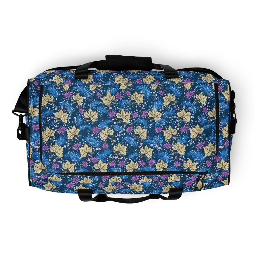 Midnight Meadow on Duffle Bag — Top print